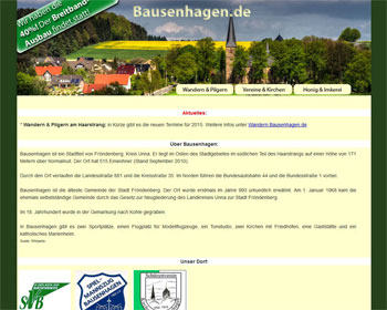 Bausenhagen im Netz