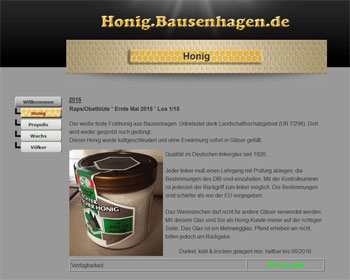 Honig aus Bausenhagen